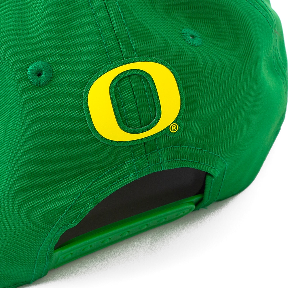 Classic Oregon O, Nike, Green, Curved Bill, Polyester, Accessories, Unisex, Sideline, Rise, Practice, Structured, Adjustable, Hat, 882722